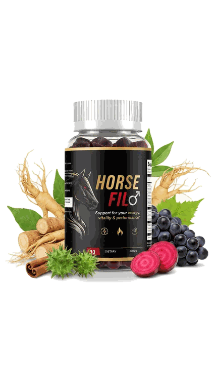 HorseFil bottle photographed upright against a plain backdrop